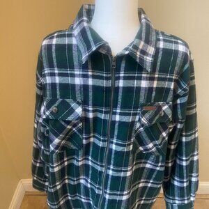 Mens Flannel full zip jacket. Size Large. Smith brand.
